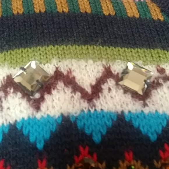 Talbots 2xp Sweater with Beads and Jewels - Picture 4 of 7